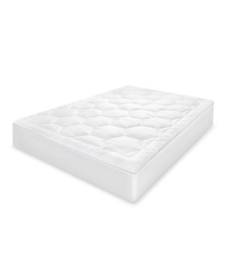 SensorGel - CoolFusion SensorElle Memory Fiber Queen Mattress Pad with Cooling Gel Beads