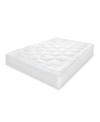 SensorGel CoolFusion SensorElle Memory Fiber Full Mattress Pad with ...