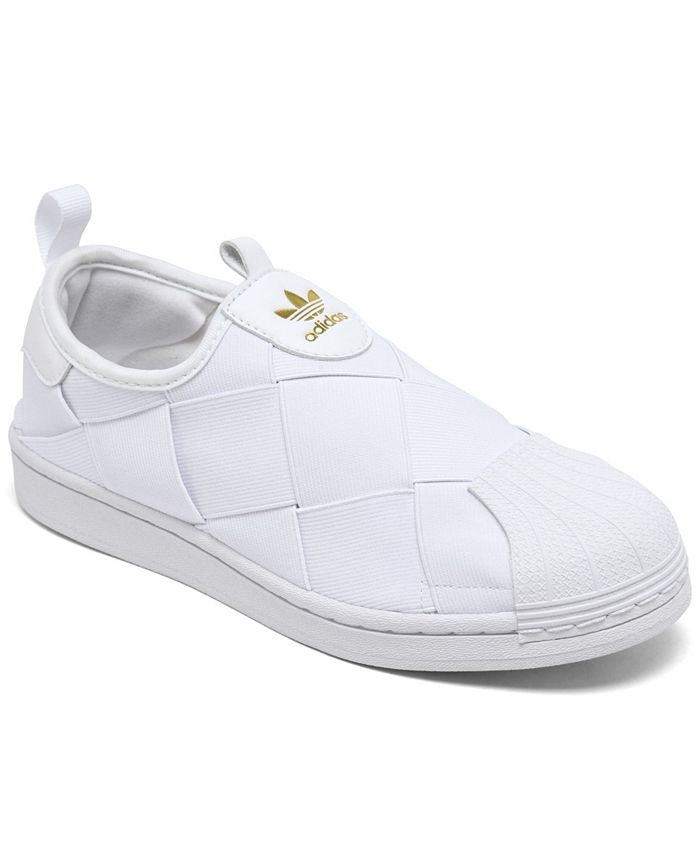 Predecir hotel Burro adidas Women's Superstar Slip-on Casual Sneakers from Finish Line - Macy's