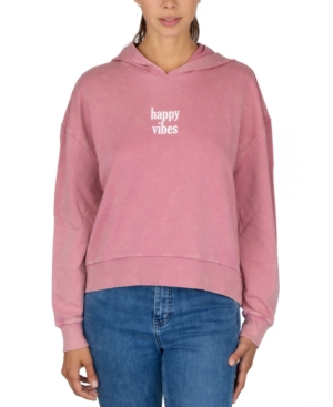 image of Rebellious One Juniors- Happy Vibes Hooded Sweatshirt