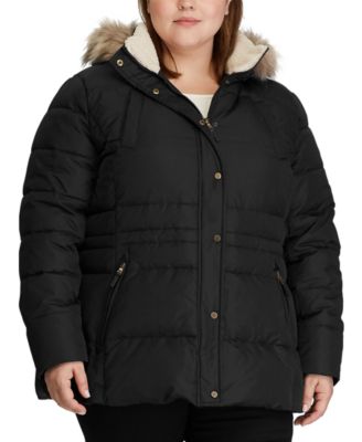 plus size winter parka coats