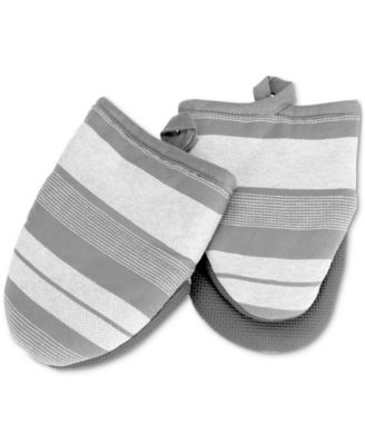 Cuisinart - Yarn Dyed Striped Mini Oven Mitts, Set of 2