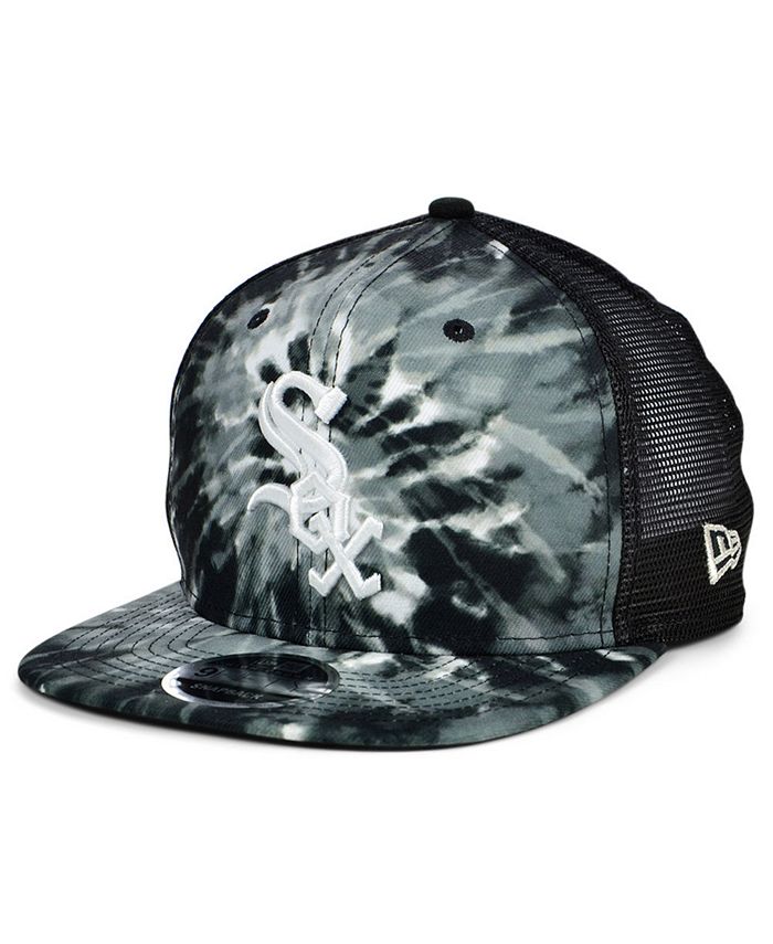 Men's New Era Black Chicago White Sox Team Tie-Dye T-Shirt