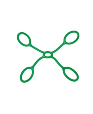 Mind Reader X Shape Chest Expander Rubber Resistance Band Exercise Stretching Strap