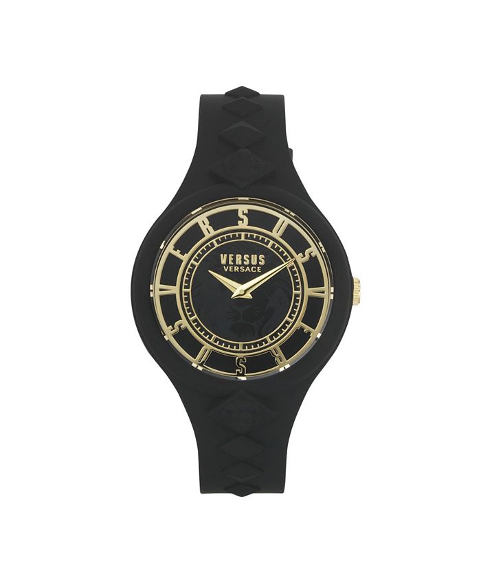 Versace fire island watch black online