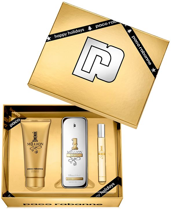 Paco Rabanne Men's 3Pc. 1 Million Lucky Eau de Toilette Gift Set