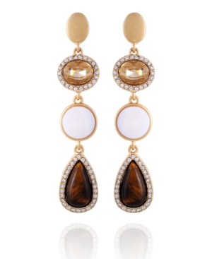 image of T Tahari Women-s Lovely Baubles Linear Earring