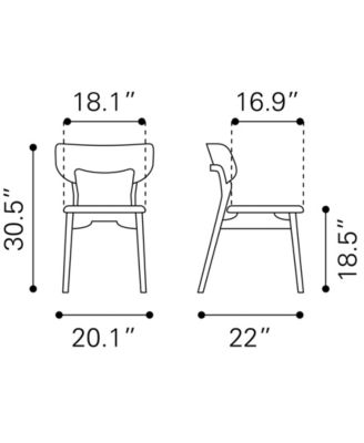 Russell Dining Chair, Set of 2