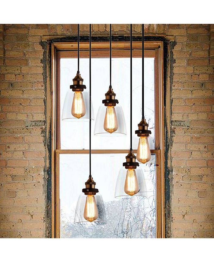 Home Accessories Euna 17" 5Light Indoor Chandelier with Light Kit Macy's