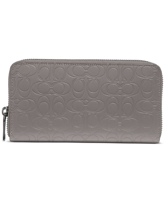 COACH Men s Accordion Embossed Signature Leather Wallet Macy s