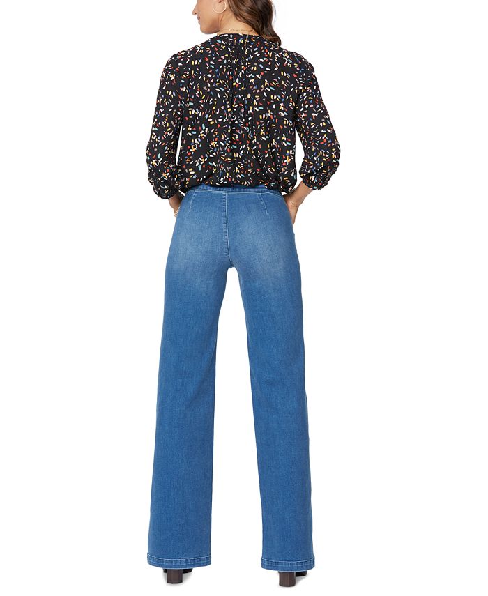 NYDJ Teresa Wide-Leg Jeans - Macy's