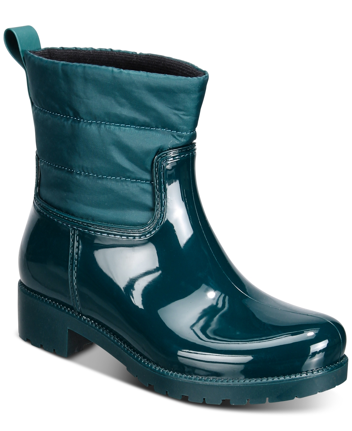 Trudyy Rain Boots, Created for Macy's - Green Puffer