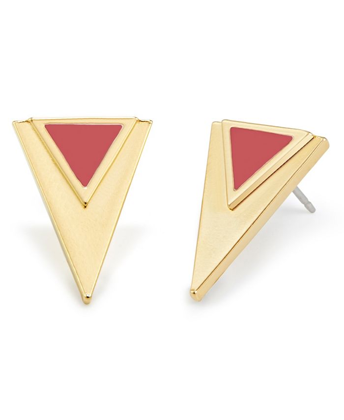 brook & york 14K Gold Plated Sloan Large Triangle Earrings Macy's
