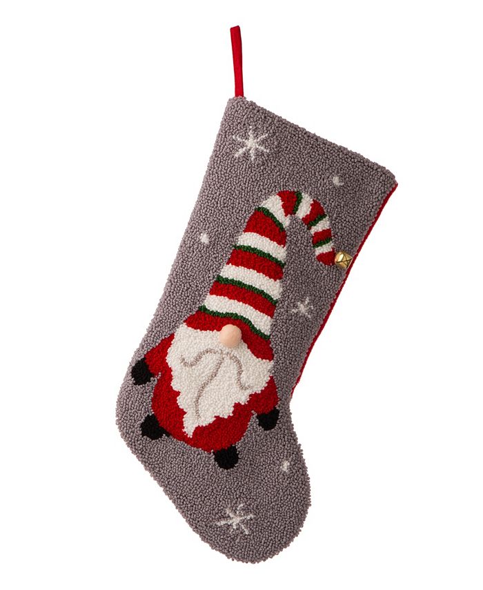 Glitzhome Hooked Stocking, Gnome & Reviews - Shop All Holiday - Home ...