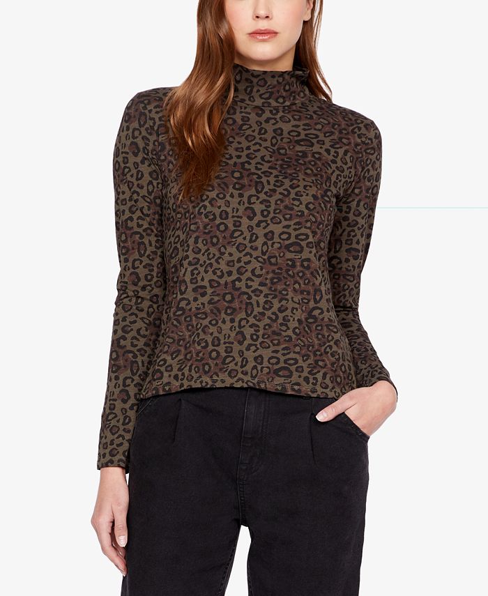 Sanctuary On A Roll AnimalPrint Turtleneck Top Macy's