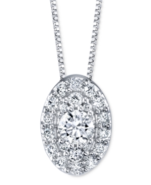 image of Diamond Oval Halo 18