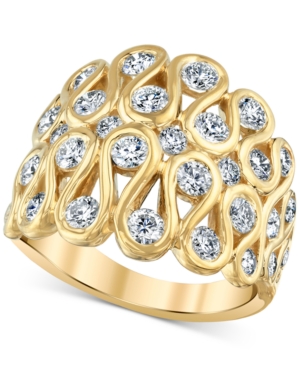 image of Diamond Loop Statement Ring (1-3/4 ct. t.w.) in 14k Gold