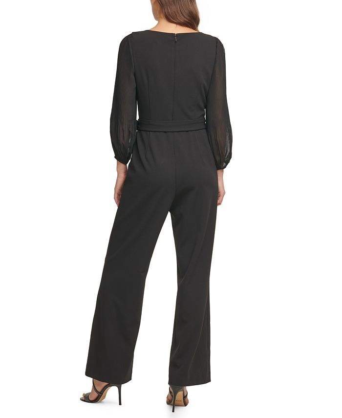 DKNY Pleated-Sleeve Jumpsuit & Reviews - Pants & Capris - Women - Macy's