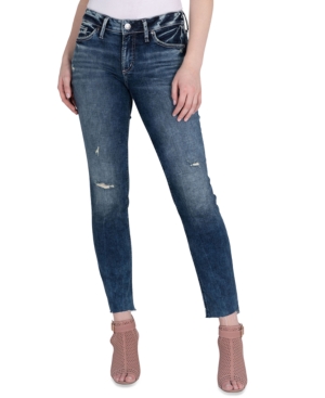 image of Silver Jeans Co. Suki Mid-Rise Straight-Leg Jeans