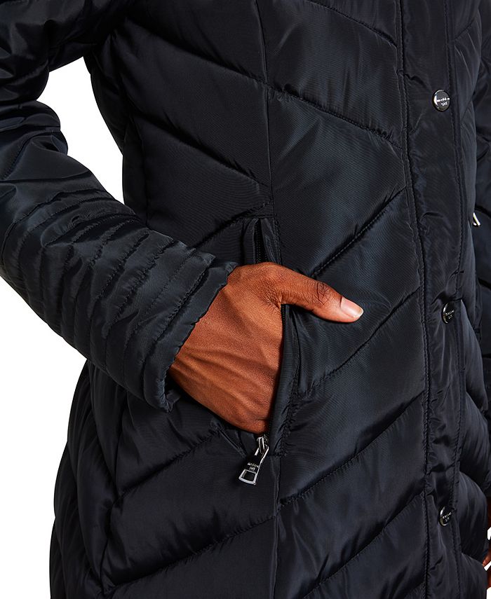 Madden Girl Juniors' Hooded Maxi Coat Macy's