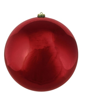 Northlight Hot Shatterproof Shiny Christmas Ball Ornament In Red