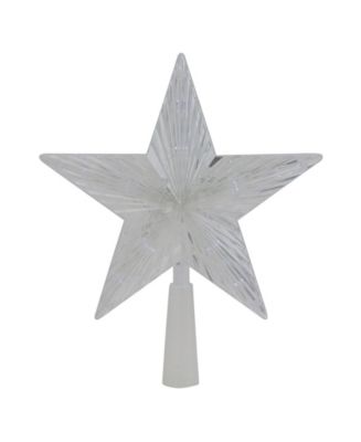 Northlight Lighted Clear Crystal Star Christmas Tree Topper - Macy's