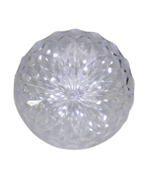Northlight Clear Led Hanging Christmas Crystal Sphere Decor In Clear