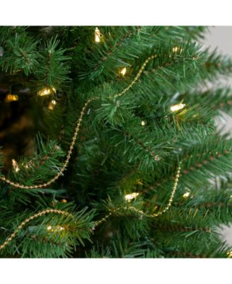 Metallic Beaded Christmas Garland-Unlit