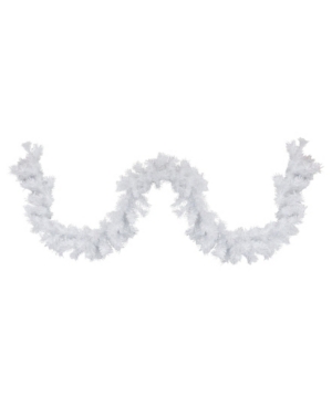 Northlight Icy Spruce Artificial Christmas Garland-unlit In White