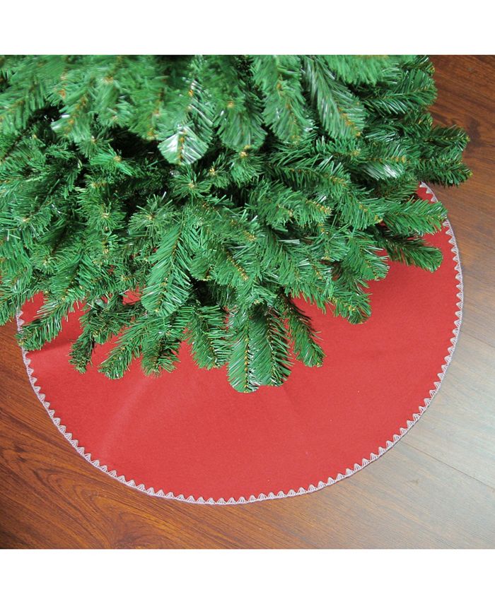 Northlight Shell Stitching Mini Christmas Tree Skirt - Macy's