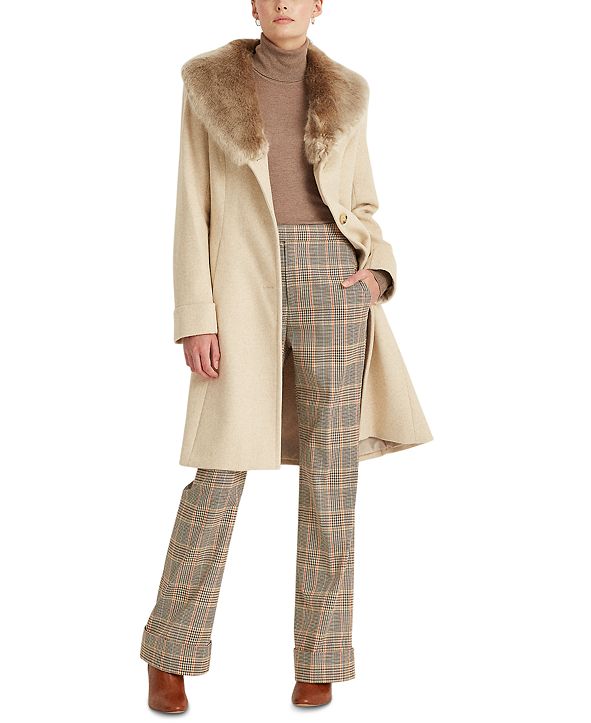 ralph lauren wool coat macys