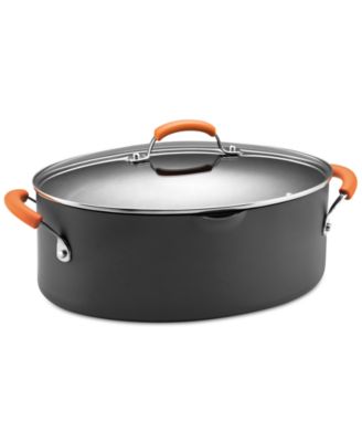Rachael Ray - Hard-Anodized Covered Pasta Pot, 8 Qt.