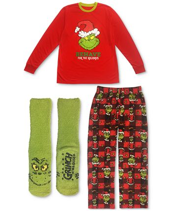 Macys grinch pajamas deals