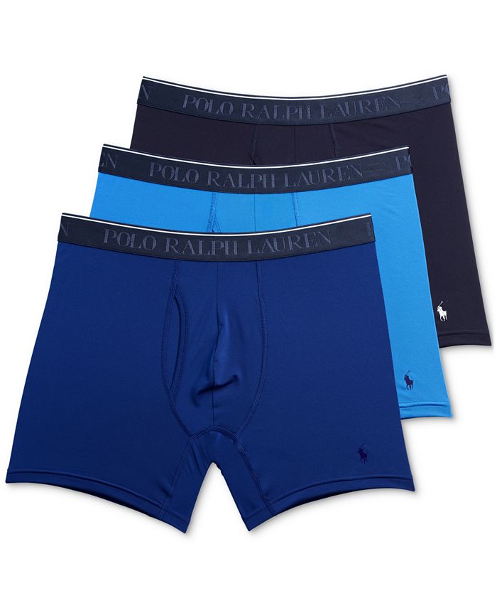 Polo Ralph Lauren Men's 3-Pk. Classic Microfiber Boxer Briefs & Reviews -  Underwear & Socks - Men - Macy's