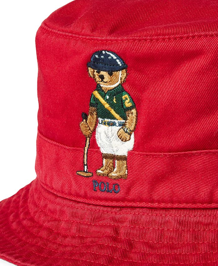 Polo Ralph Lauren Men's Polo Bear Chino Bucket Hat Macy's