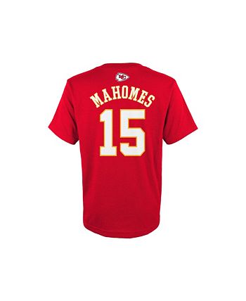 Patrick Mahomes Kansas City Chiefs Youth Mainliner Player Name & Number  Long Sleeve T-Shirt - Red