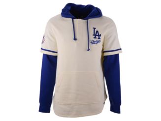 Los Angeles Dodgers Men's 47 Brand Blue Crew Pullover Sweatshirt - Medium