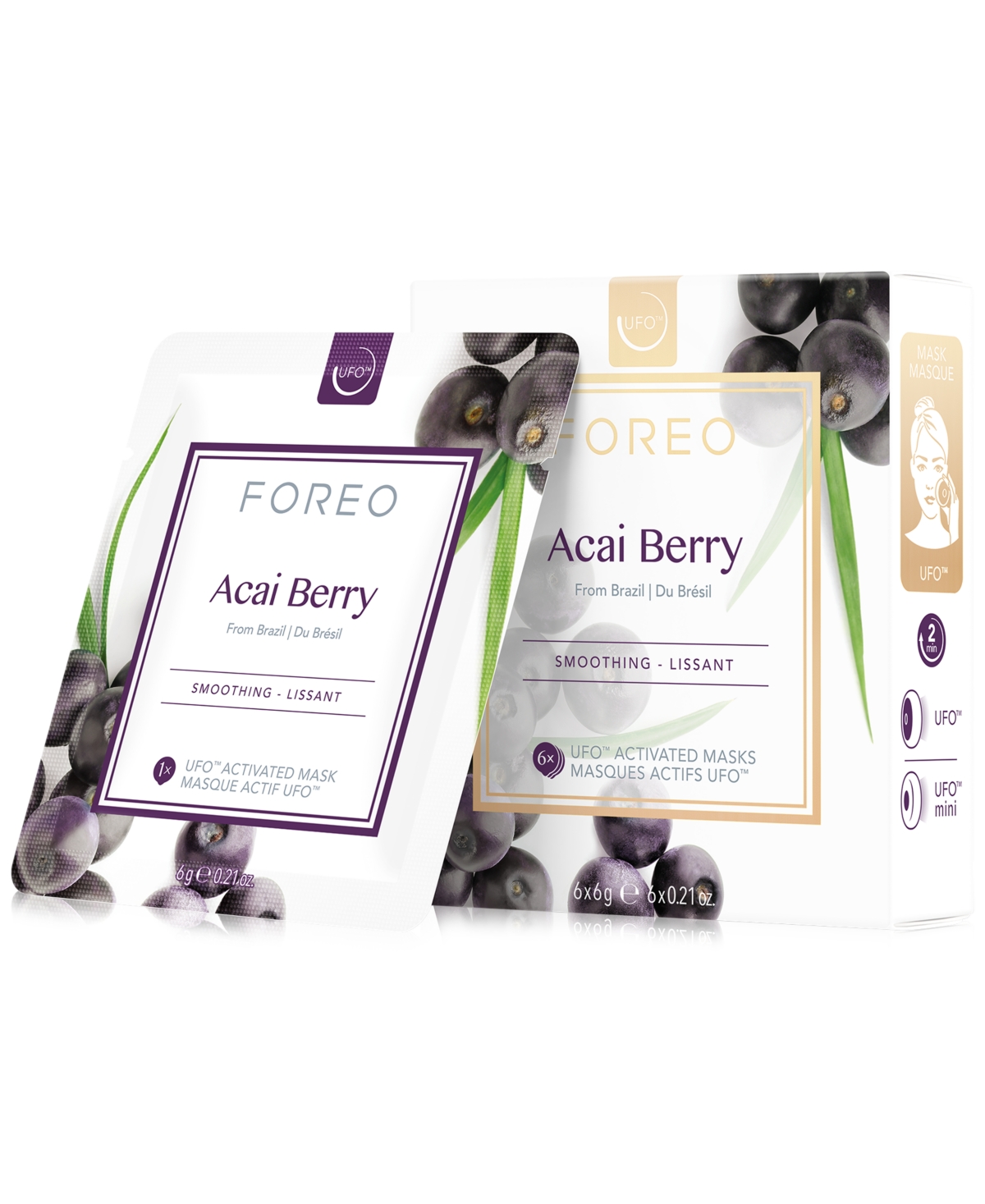 Acai Berry Ufo Activated Masks