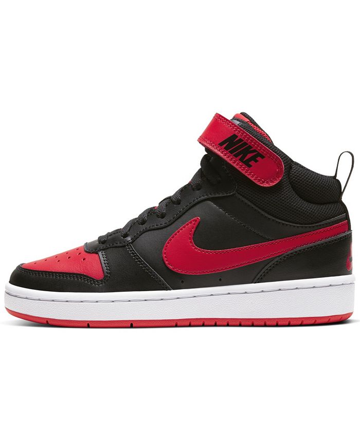 Nike Big Kids Court Borough Mid 2 Casual Sneakers from Finish Line ...