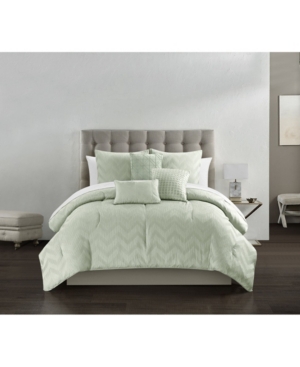 Chic Home Meredith 6 Piece Queen Comforter Set Bedding