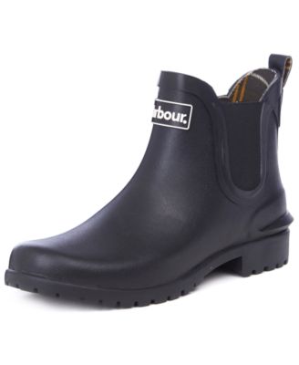 barbour womens black wilton chelsea boots