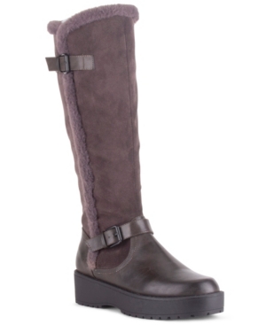 image of Wanted Women-s Stone Platform Riding Boots Women-s Shoes