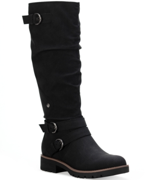 image of Sun + Stone Brinley Strapped Lug-Sole Boots, Created for Macy-s Women-s Shoes