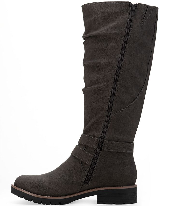 Sun + Stone Brinley Strapped Lug-Sole Boots, Created for Macy's ...
