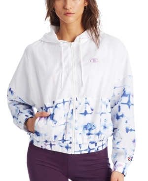 Champion Women's Print-Blocked Hooded Jacket