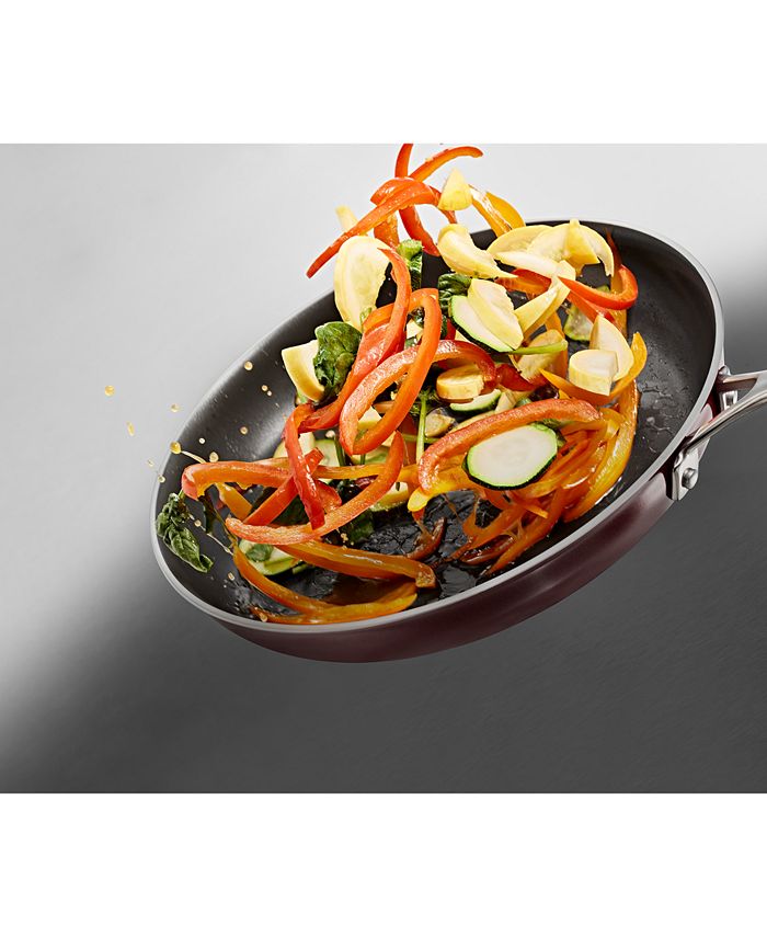 Belgique Nonstick Aluminum Red 12Pc. Cookware Set, Created for Macy's