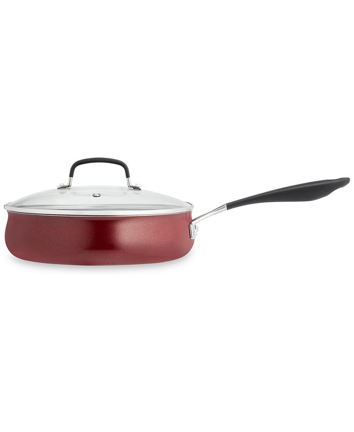 Belgique Nonstick Aluminum Red 12Pc. Cookware Set, Created for Macy's