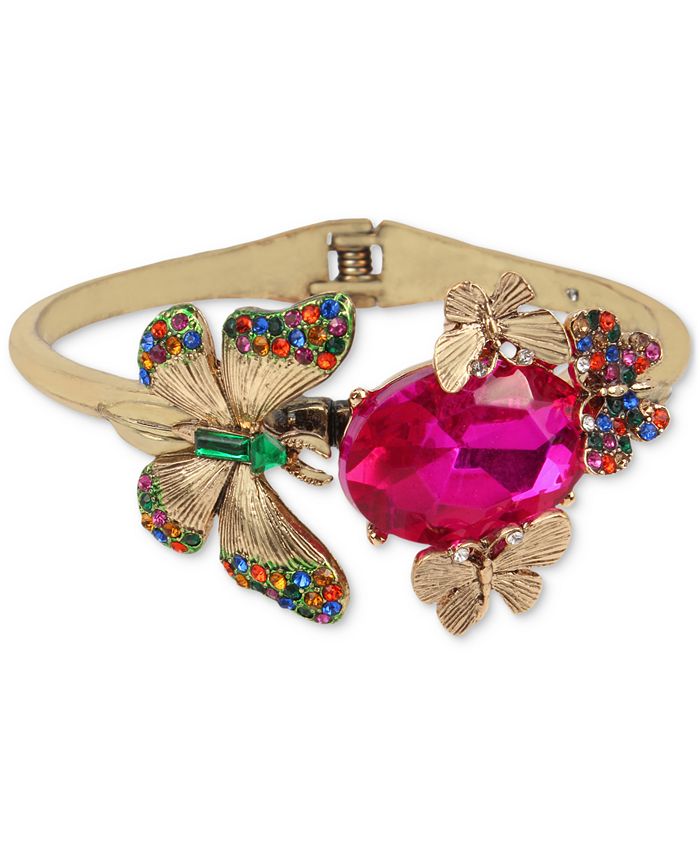 Betsey johnson butterfly bracelet best sale