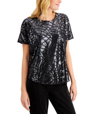 alfani petite tops macys