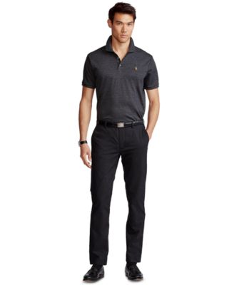 Мужское поло Polo Ralph Lauren классического покроя из мягкого хлопка для больших и высоких мужчин